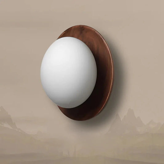 Walnut Nest Wall Sconce