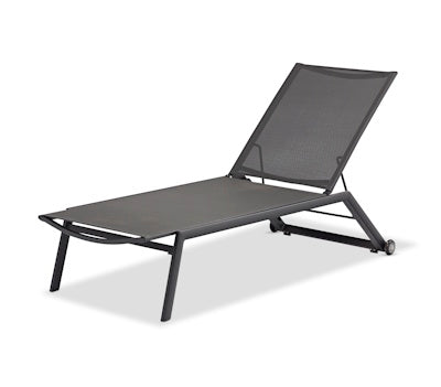 Chaise longue SunWeave Cannes (sangle rembourrée)