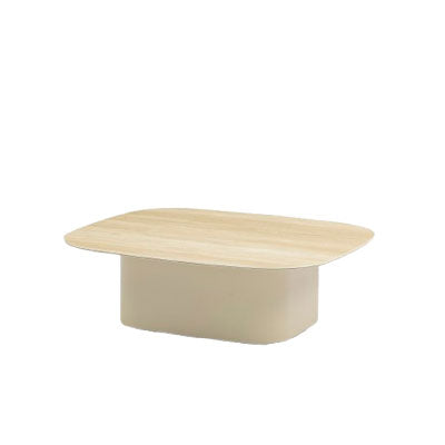 Table basse SunWeave Wave 100 cm (plateau en pierre frittée)