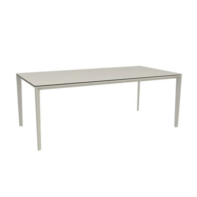 Table rectangulaire Vineko Costa 200 cm (plateau en aluminium)