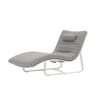 Chaise longue SunWeave Flow (coussins inclus)