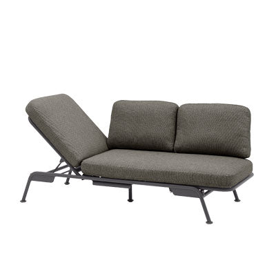 Chaise longue SunWeave Sunset (coussins et housse inclus)