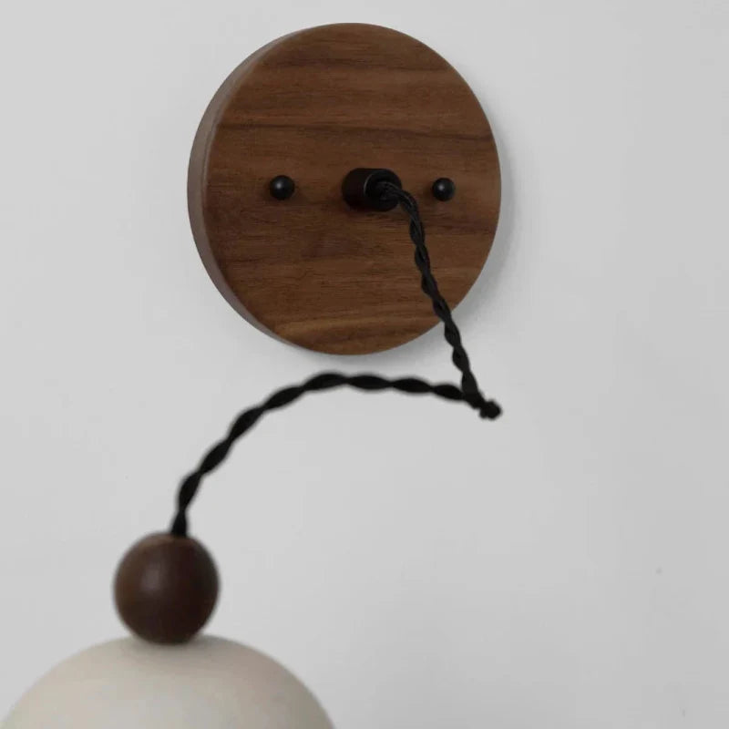Plume Walnut Pendant Light